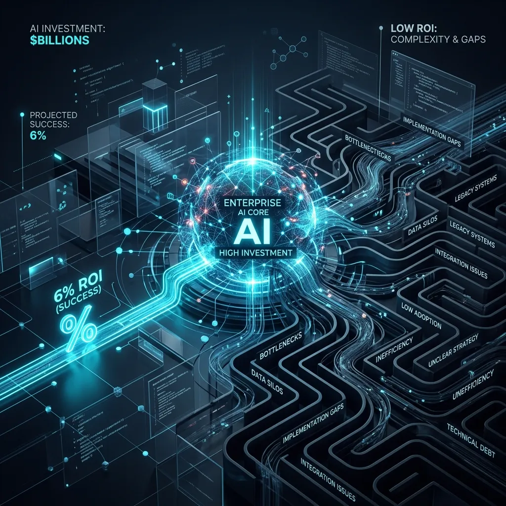 The Enterprise AI Paradox: Why 94% of Companies Are Failing to See ROI